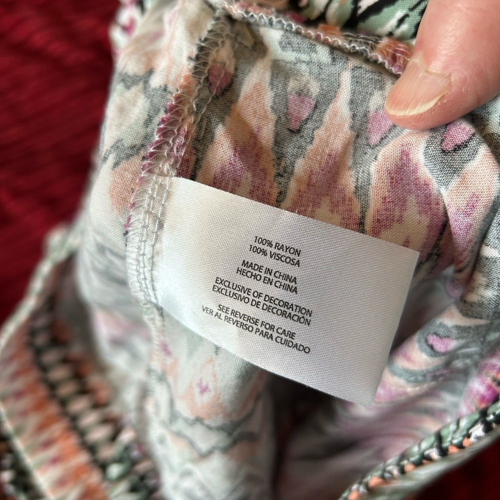 Wildfox Boho Pull-On Elastic Shorts. Size XL. - Picture 10 of 10